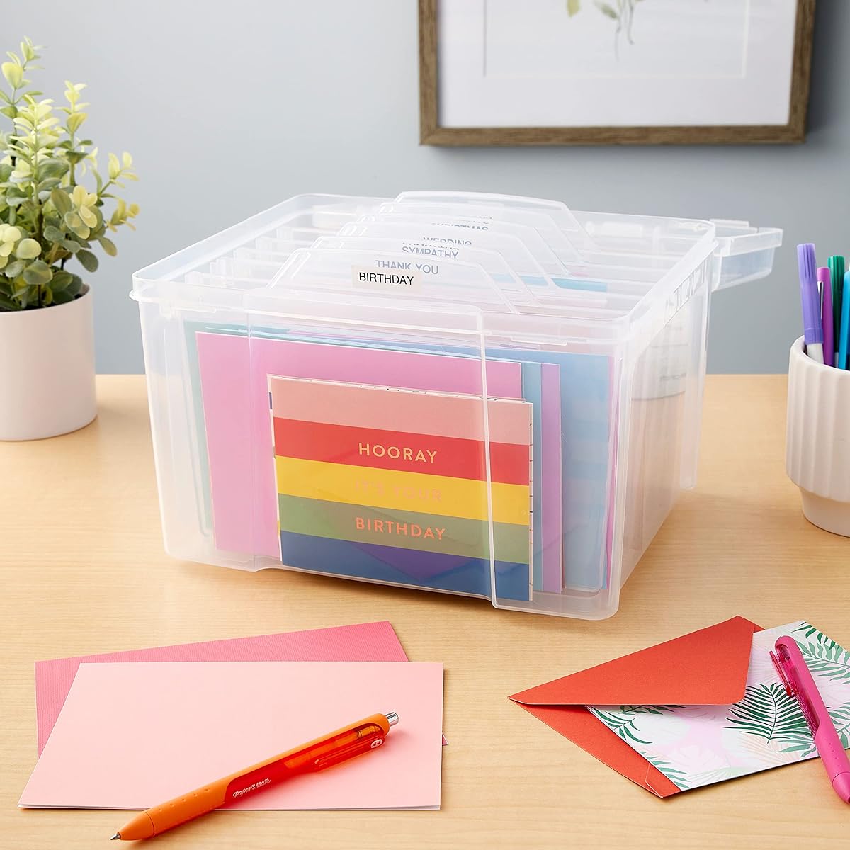 Simply Tidy™ Michael's Greeting Card & Craft Keeper