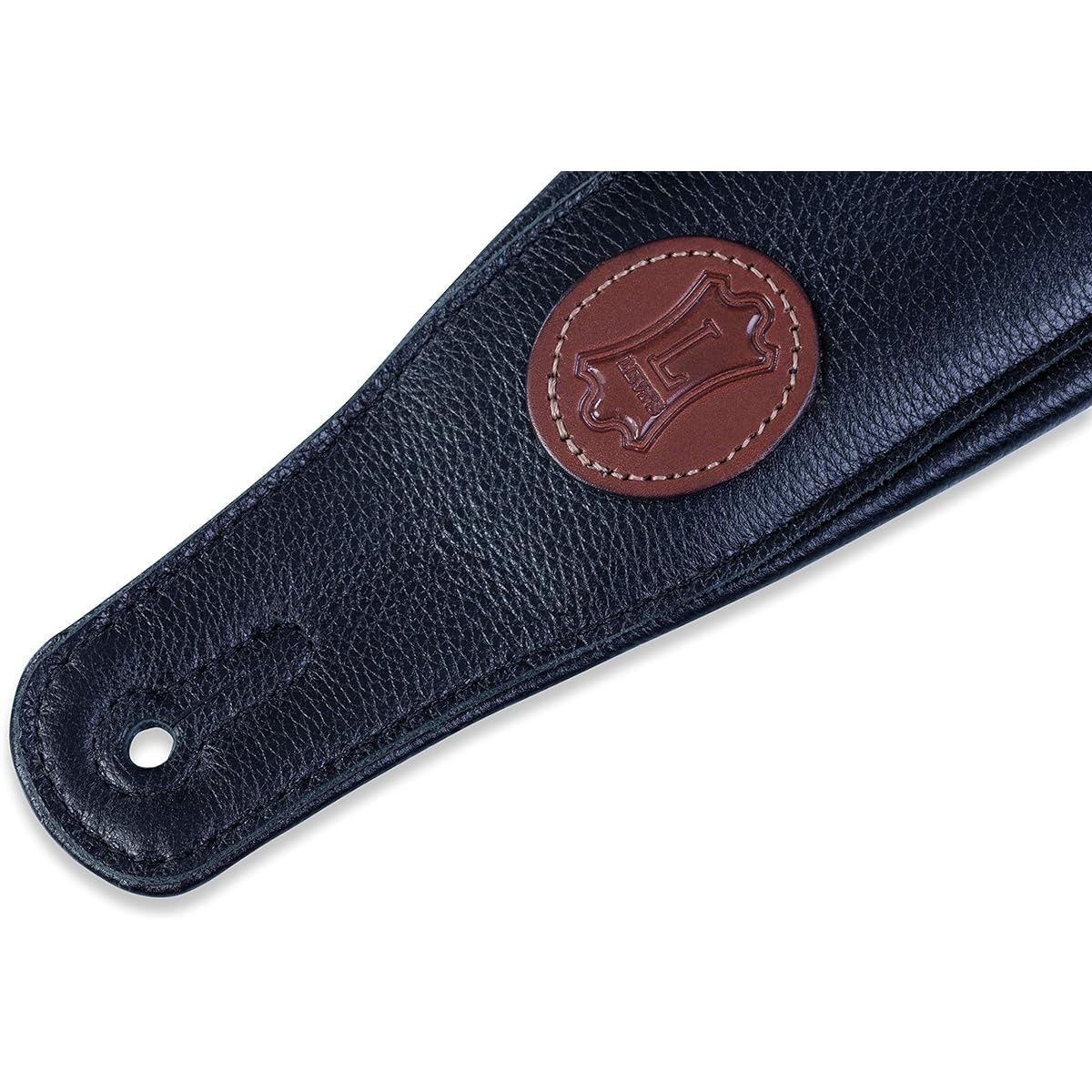 Levy's Leathers Garment Leather Guitar Strap Extra-Long MSS2-XL-BLK