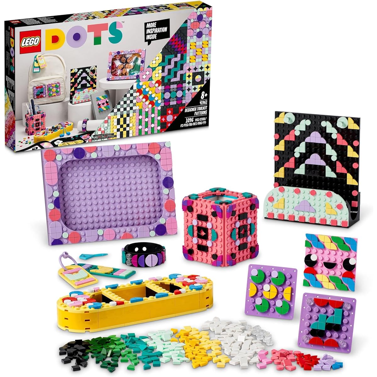 LEGO Dots Designer Kit <Pattern> 41961 Toy Block Present Jewelry Craft Boys Girls 8 Years Old and Over