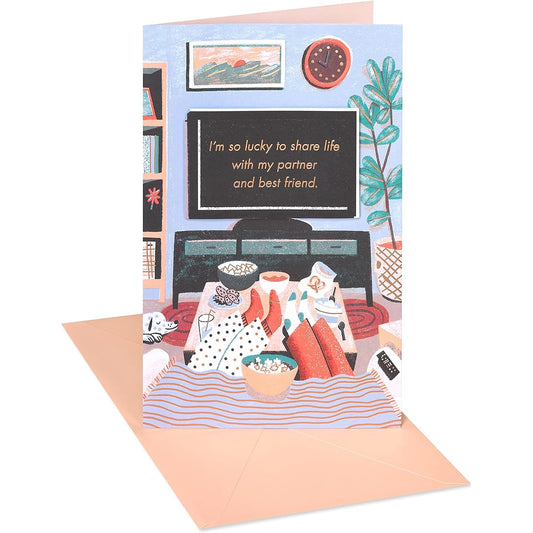 American Greetings Anniversary Cards for Husband/Wife/Boyfriend/Girlfriend/Special One (To He One My Heart Loves Best)