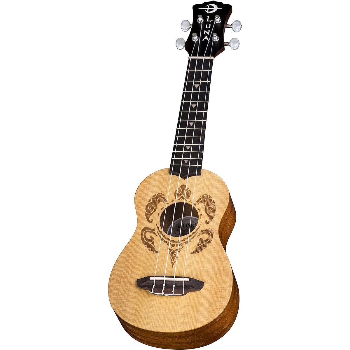 Uke Soprano Honu Turtle Spruce with Gig Bag