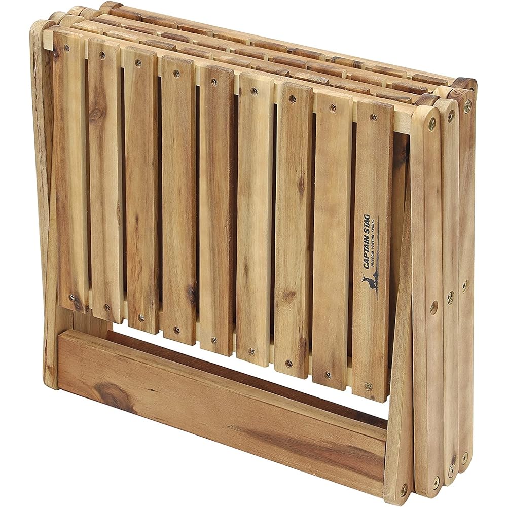 Captain Stag (CAPTAIN STAG) Wooden Rack Rack Storage Shelf Wooden 4 Tier Rack MOVE Rack Width 460mm Height Adjustable 2 Levels CS Classics UY-7069