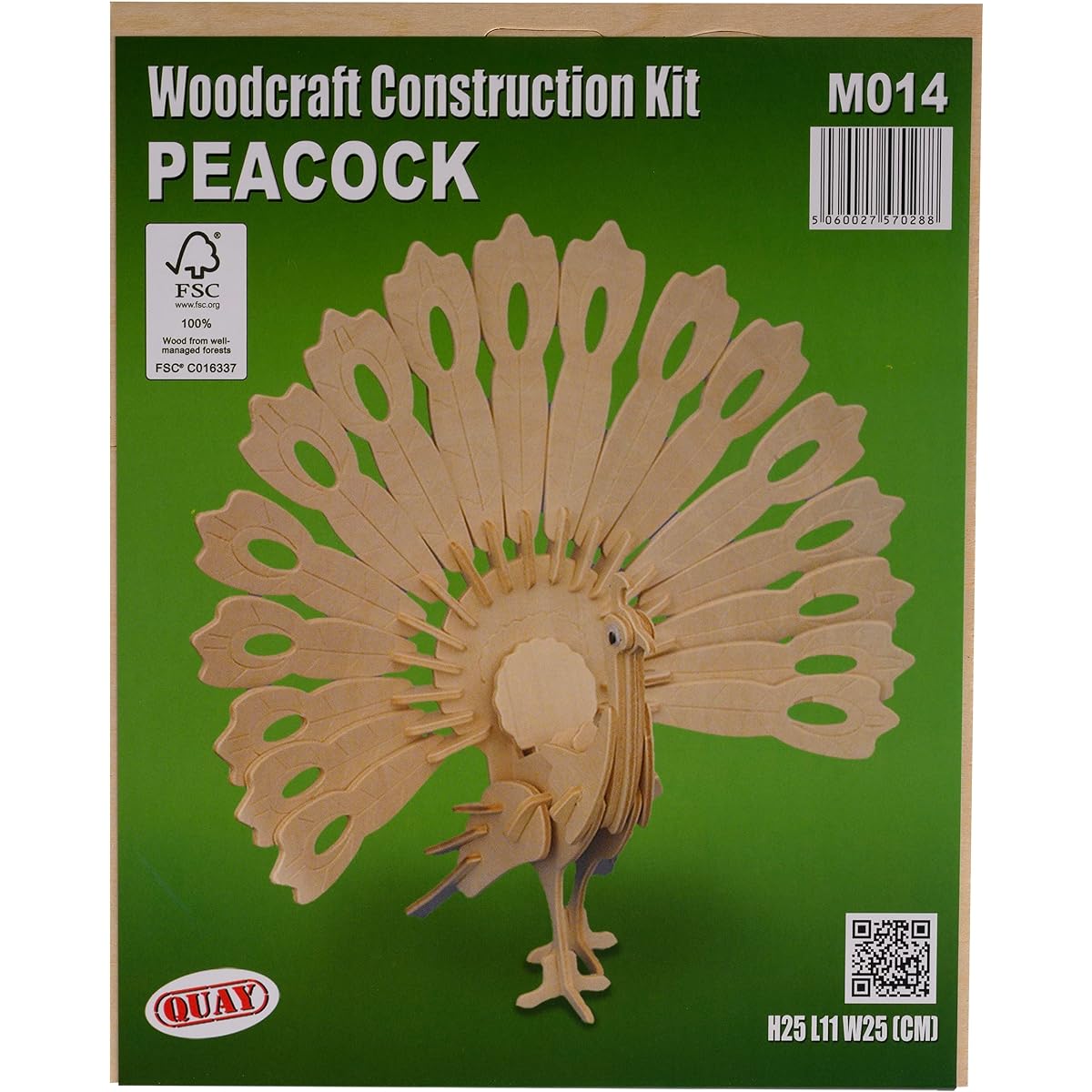 Quay - Peacock - Wooden construction kit