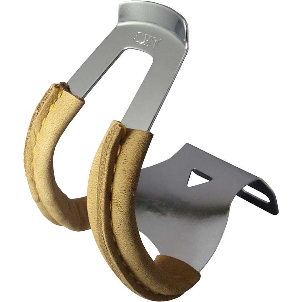 MKS (Mikashima) Half Clip Steel Deep [With Leather] Left and Right Set Free Size
