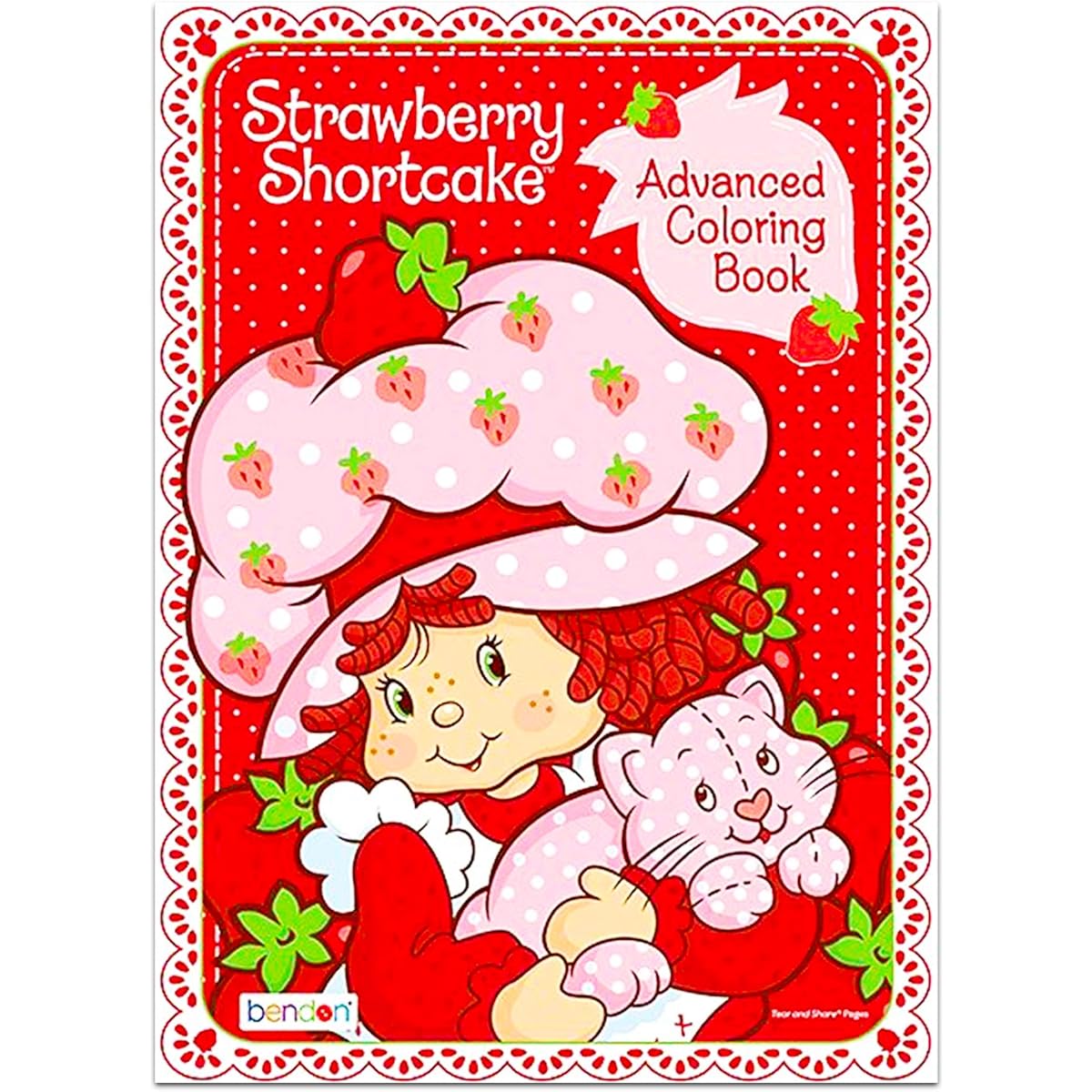 Bendon Strawberry Shortcake Advanced Coloring Book - Friendship is a special treat.