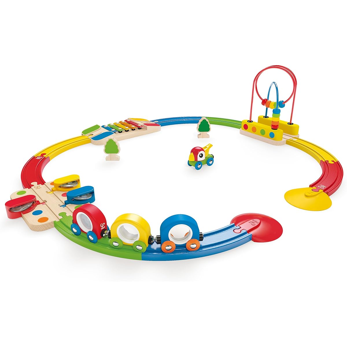 Hape HAP-E3815 Sights and Sounds Railway Set