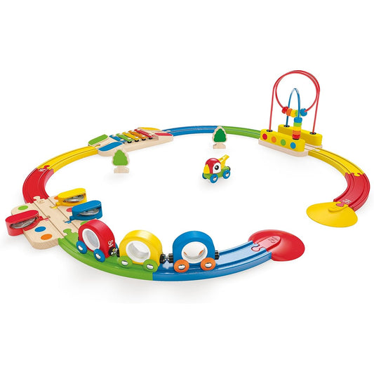 Hape HAP-E3815 Sights and Sounds Railway Set