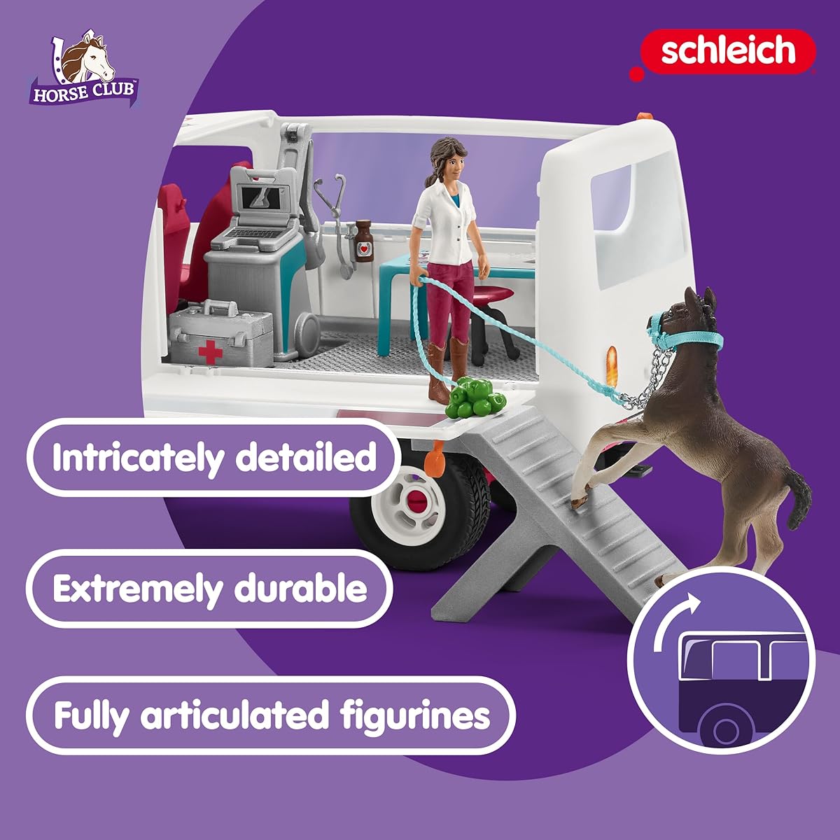 Schleich Horse Club Animal Clinic Van 42439