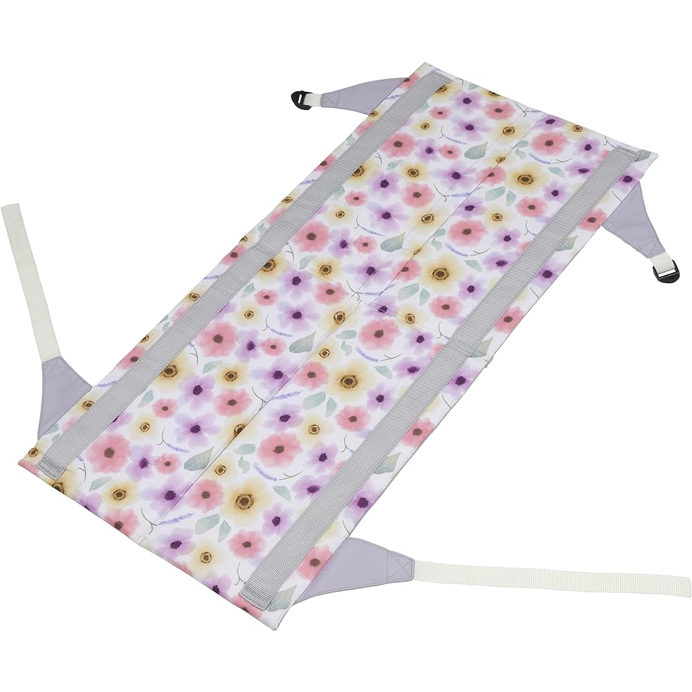 CAPTAIN STAG Folding Chair Zabuton Chair Mat Compact FD Chair Mat with Storage Bag [Glow/Light Green Bloom/Purple Gray] Aprile UT-1020/UT-1021
