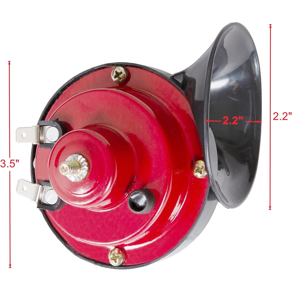 12V Universal Golf Cart Horn Kit with Floor Mount Button for Club Car EZGO Yamaha UTV ATV Boat