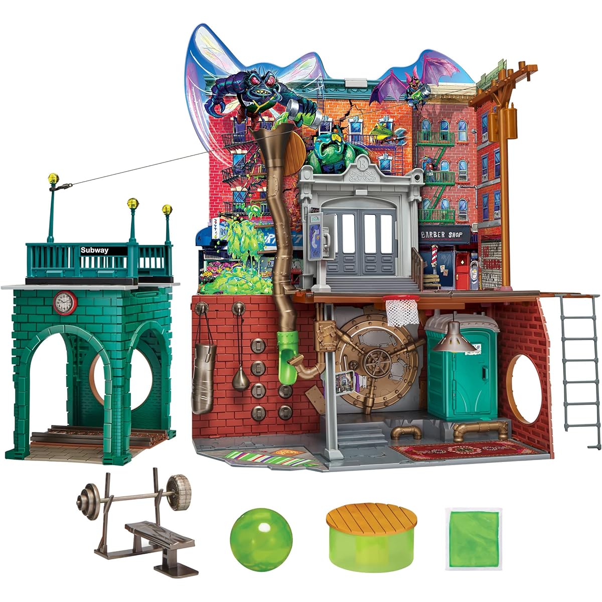 Playmates Toys Teenage Mutant Ninja Turtles: Mutant Mayhem Sewer Lair Playset