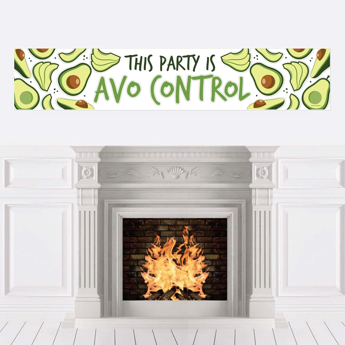Big Dot of Happiness Hello Avocado - Fiesta Party Decorations Party Banner