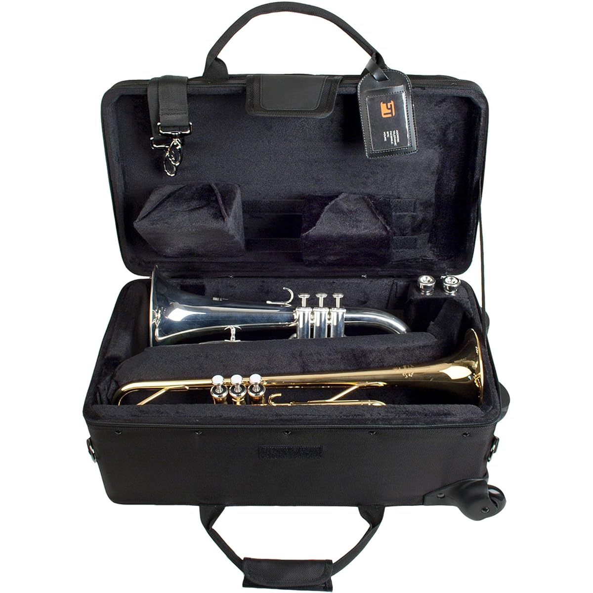 [PROTEC] Semi-hard case for trumpet/flugelhorn PB301VAX Black