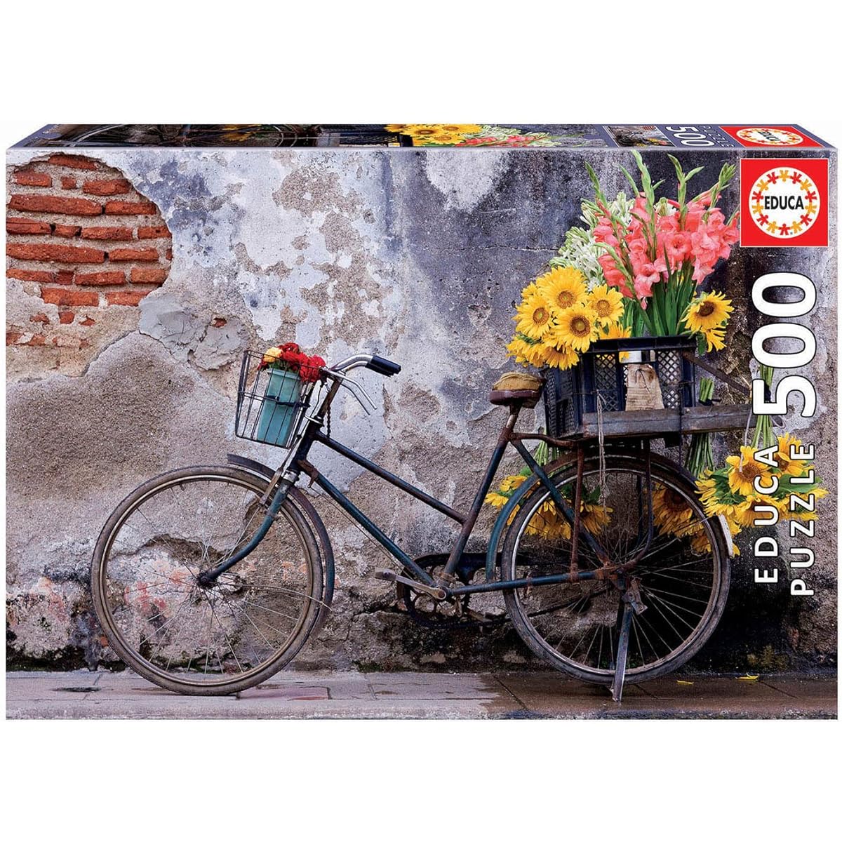 Educa Puzzle. Bicycle with Flowers 500 Teile