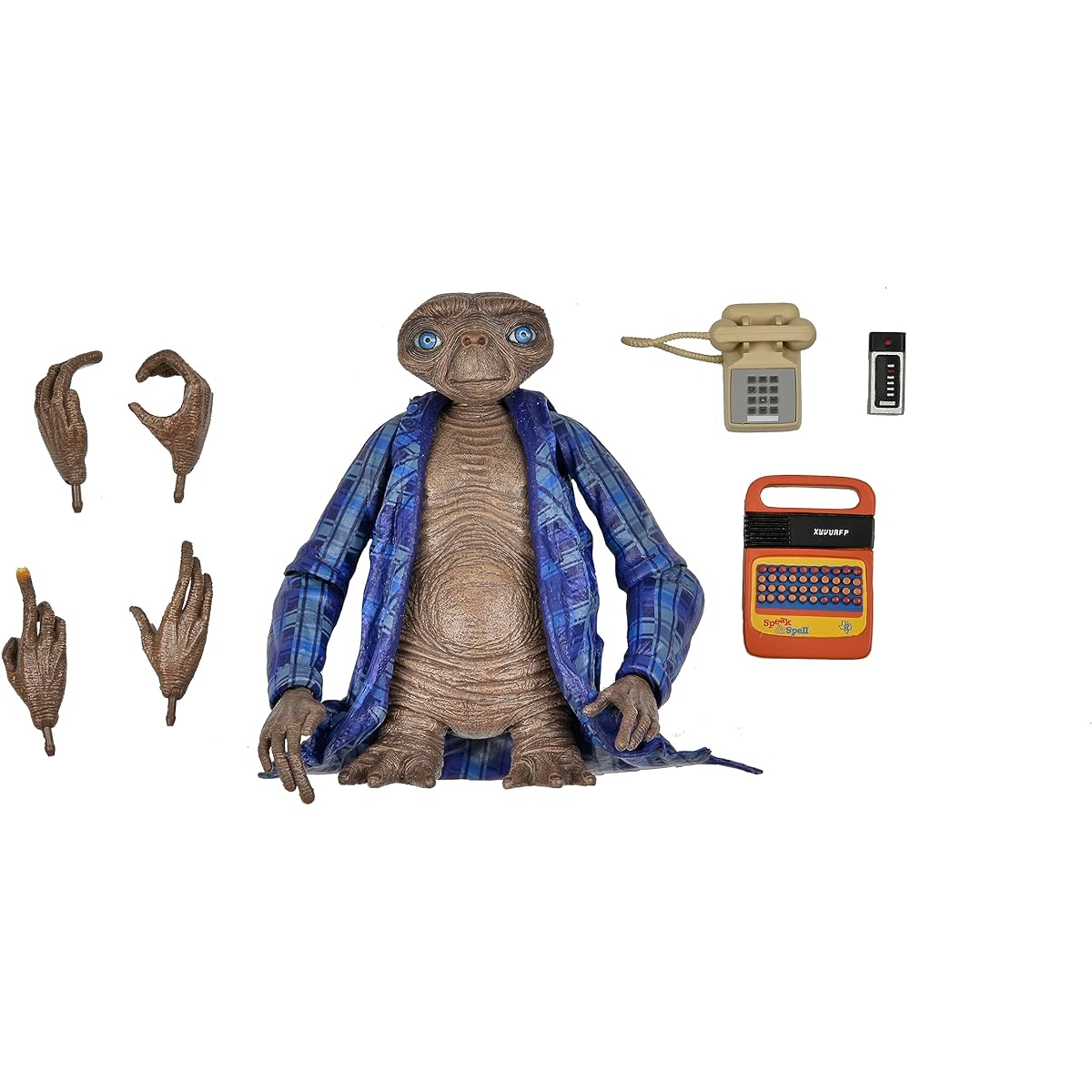 NECA - E.T.- 40th Anniversary Telepathic E.T. Ultimate 7-inch Action Figure