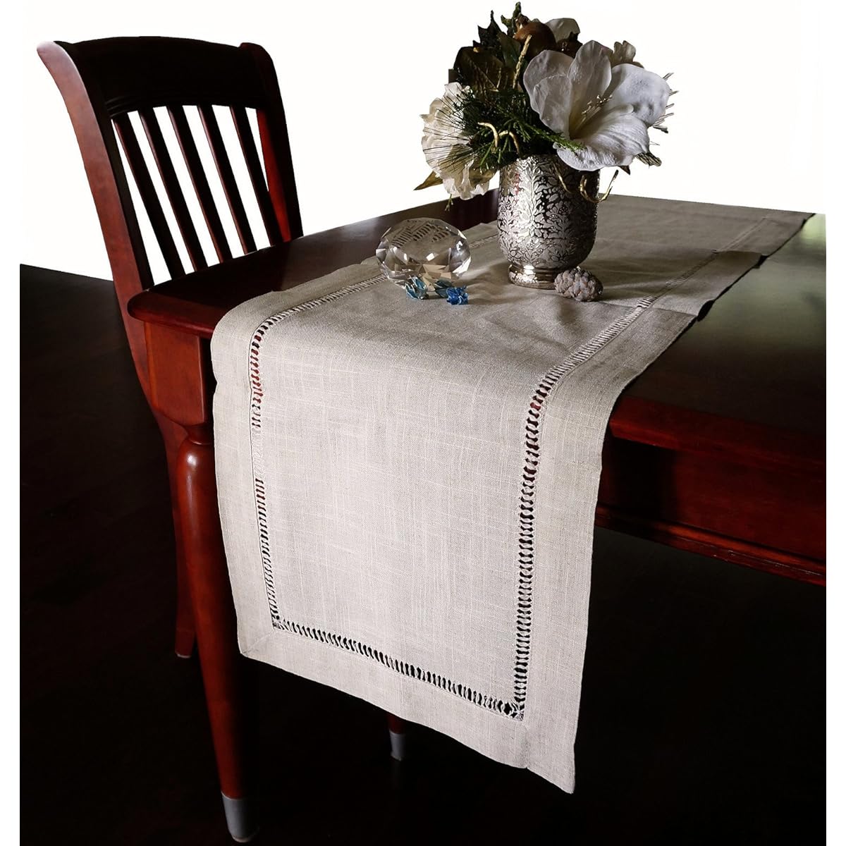 Hemstitched Table Runner Tablecloth 16" x 90" Long