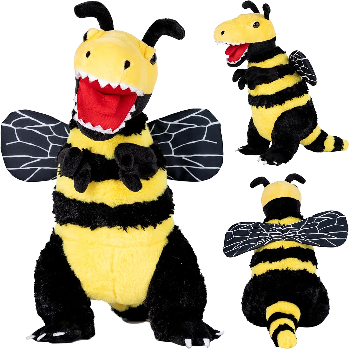 Randimals B-Rex Wasp and Tyrannosaurus Plush Toy 15" Soft Cuddly Premium Quality Hybrid Animal Friends Encourage Adventure and Imagination
