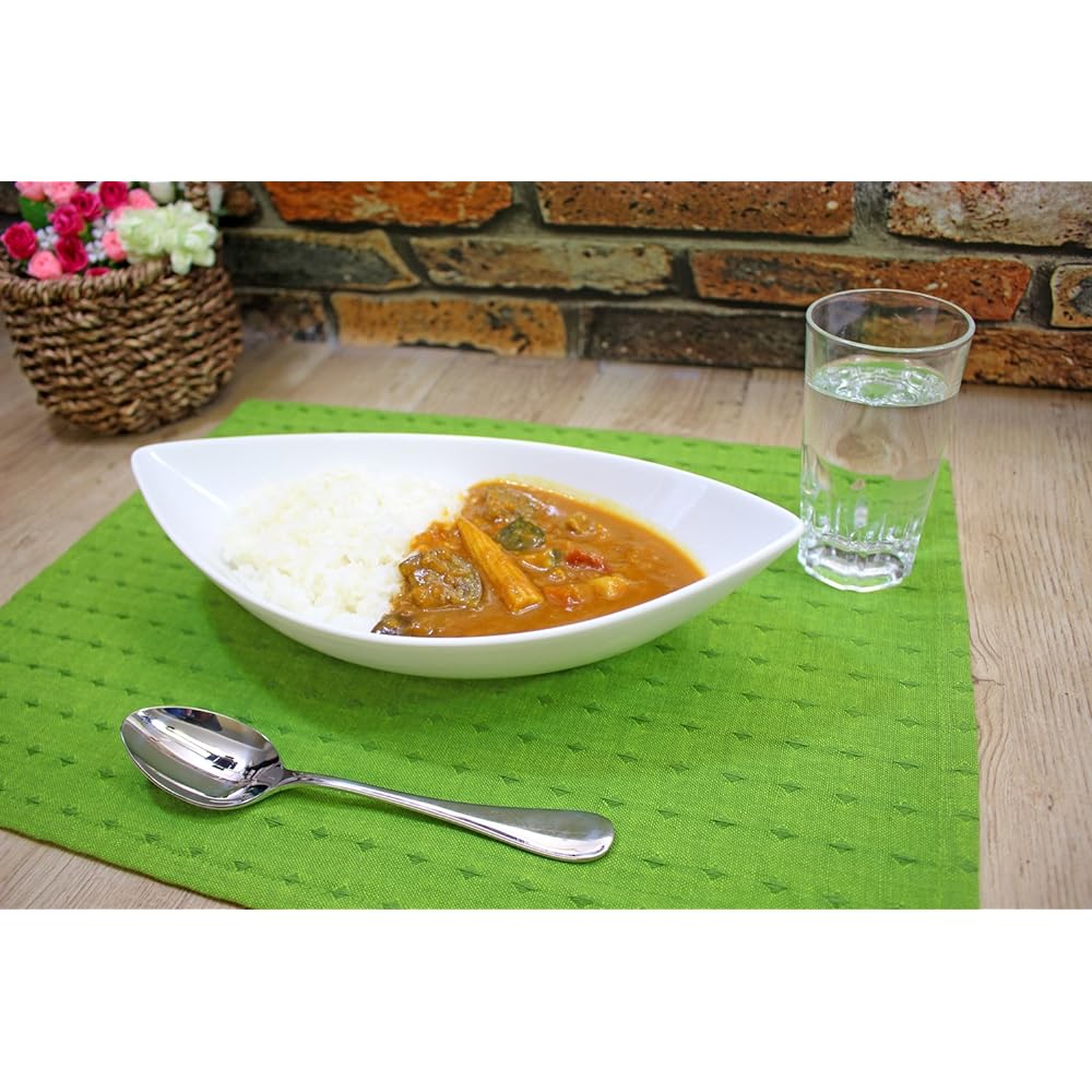 Castle Enterprise [Commercial use set] New Western food restaurant's durable plate series, oval curry plate, set of 10