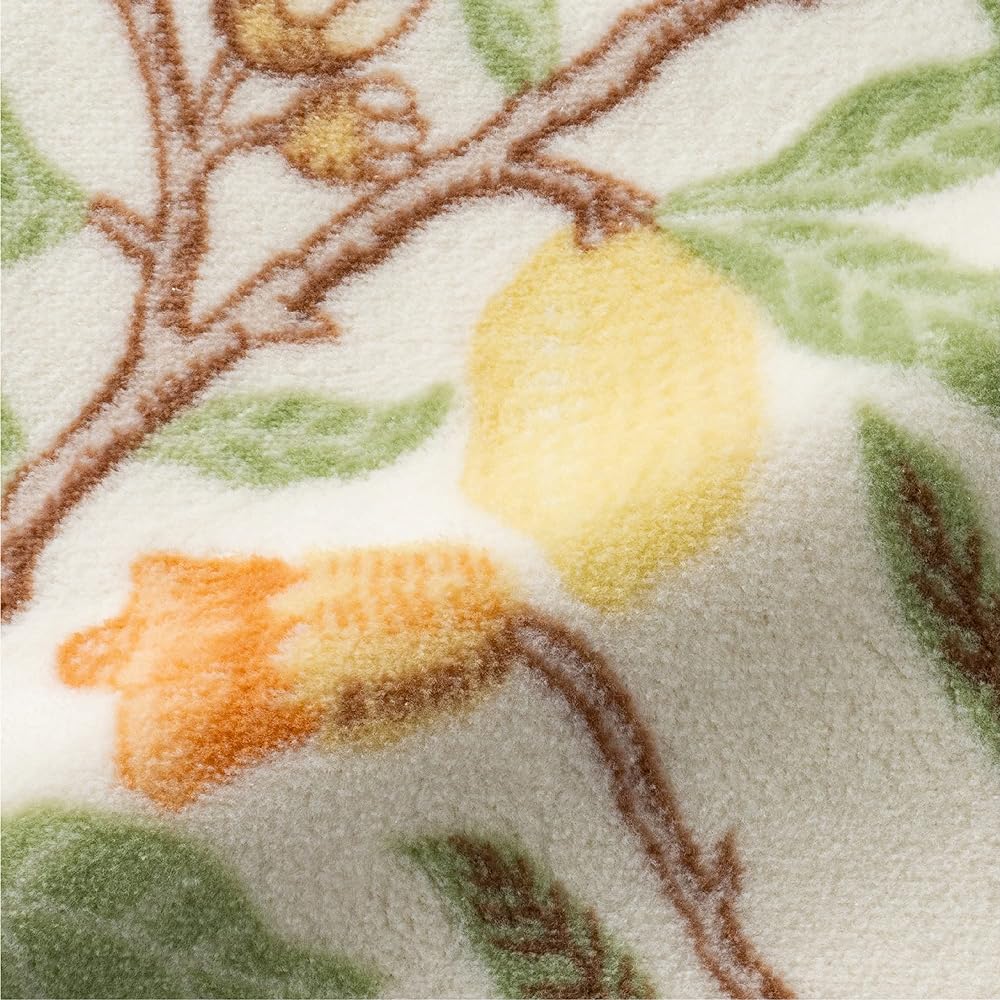 Nishikawa Cotton Blanket Single Washable Pile 100% Cotton Morris Gallery Soft Made in Japan Cream FQ03101009