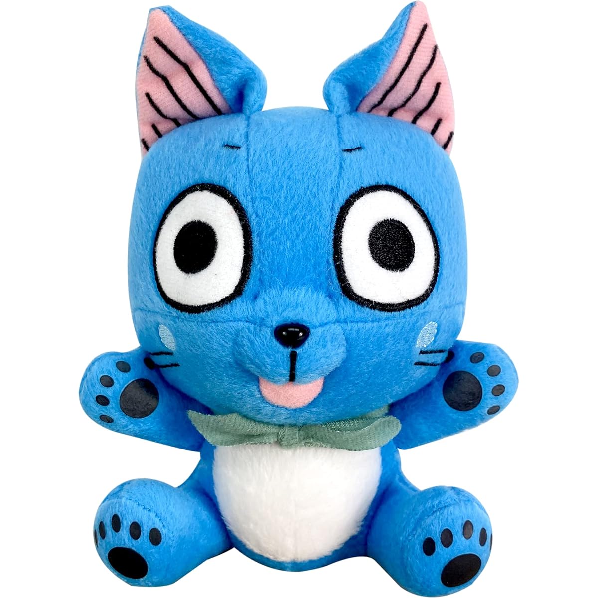 Great Eastern Animation Fairy Tail GE-52130 Small Sitting Happy Plush Toy, Multicolor, 5.5"