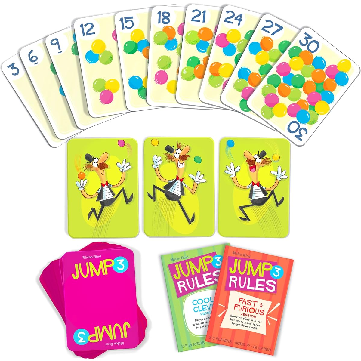 Jump 3 Game - 3 Numbers Math Game for Kids (Ages 7+)
