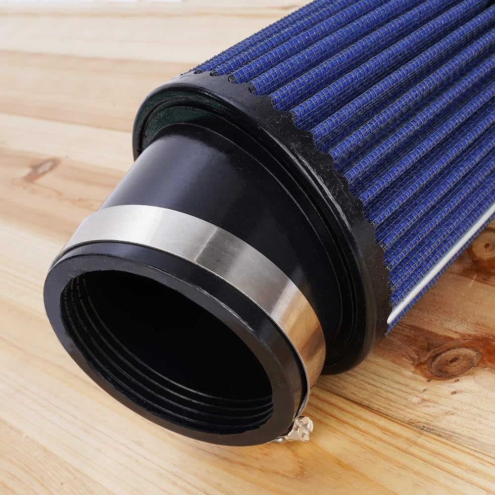 Air Filter Adapter CNC Intake Pipe Spark Plug Kit 6.5 HP GX160 GX200 Predator 212cc Engine 196cc ct200 Doodle Bug Baja MB165 MB200 Warrior 200 Mini Bike Trailmaster Mid XRX Go Kart Blue