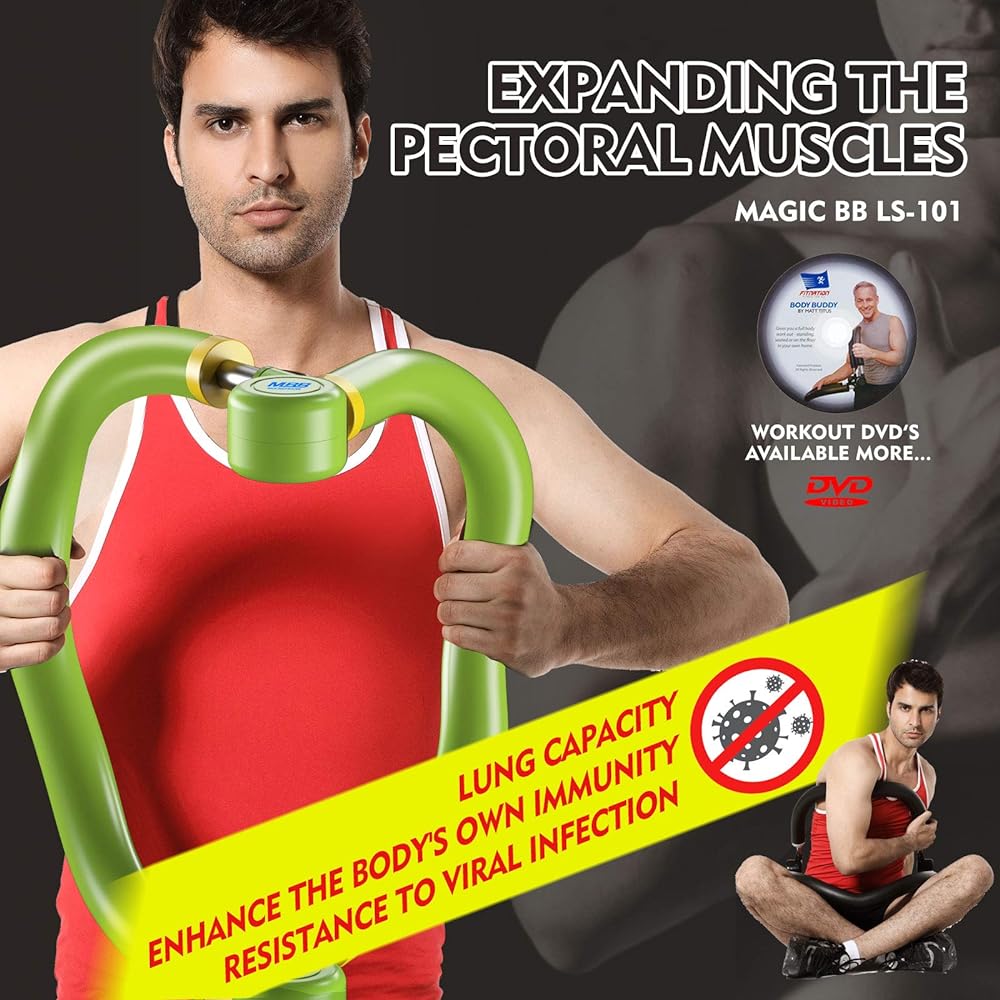 MBB Abs Equipment Home Abs Function Movement Multiple Core Strength Abs Training 10 in 1 Magic Body Builder 3 Levels of Resistance for Teens, Women, Men 122 Domestic Patented