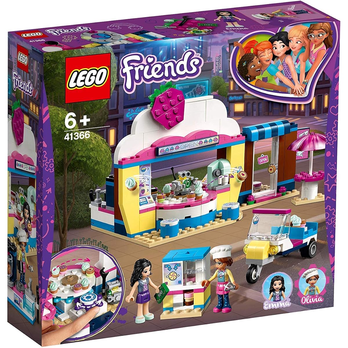 LEGO Friends Olivia's Cupcake Cafe 41366 Blocks Toys for Girls