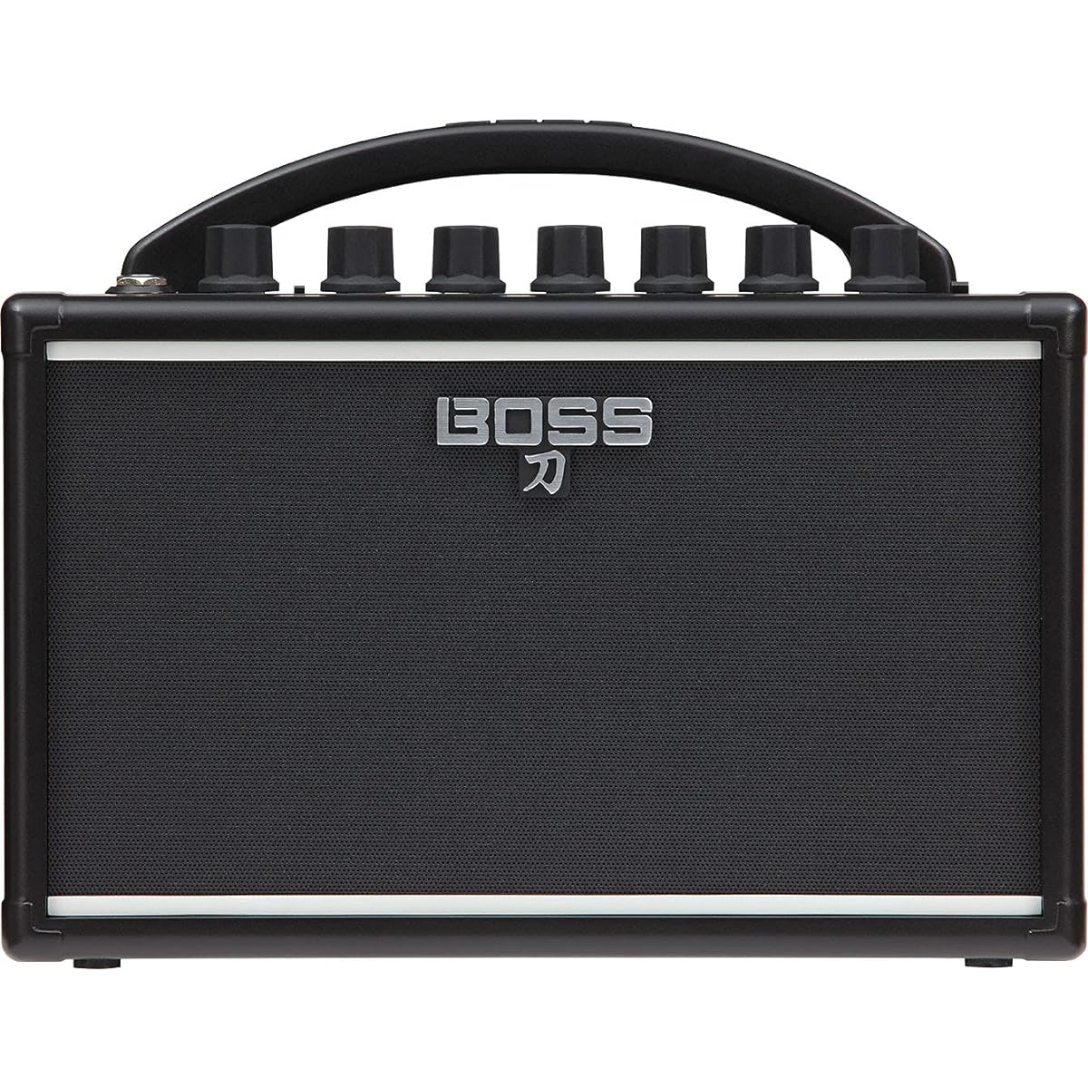 Boss Katana Mini Guitar Combo Amp Bundle with Roland Instrument Cable and 24-Pack Picks