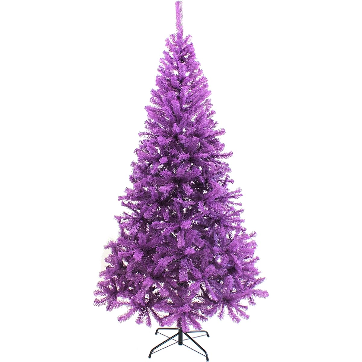 Perfect Holiday Christmas Tree, 7ft PVC Purple No Lights