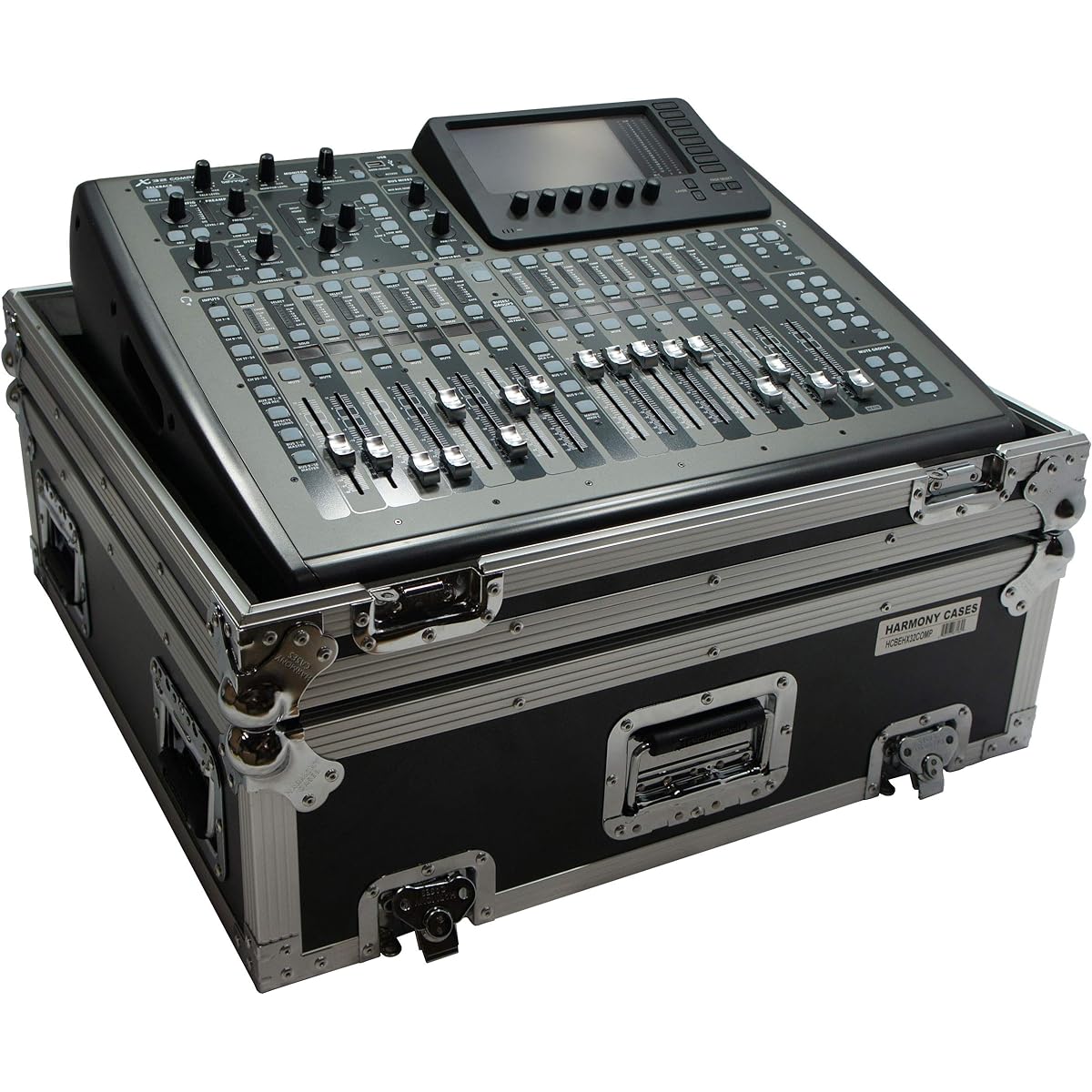 Harmony HCBEHX32COMP Flight Transport Road Custom Case Compatible with Behringer X32 Compact
