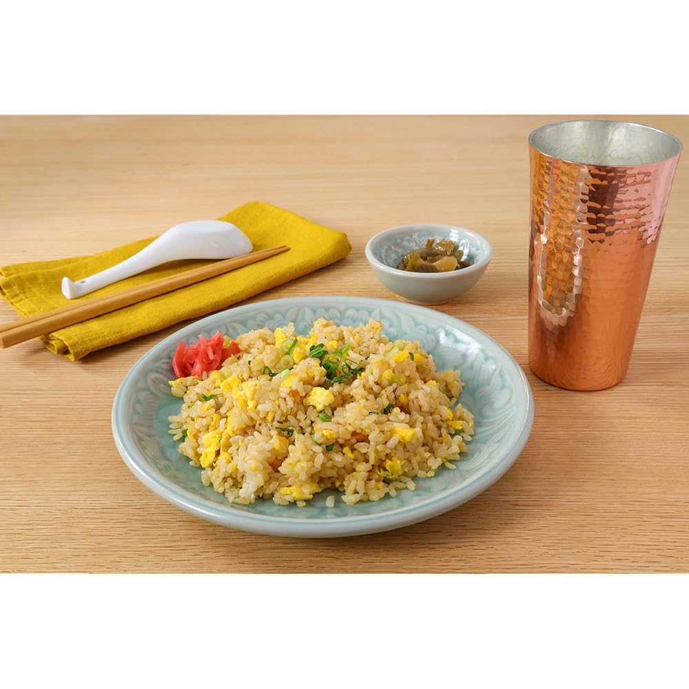 Asakusa Copper Silver Copperware Store Pure copper tumbler 400cc A copper tumbler made by Mr. Hoshino, a craftsman with 40 years of experience.