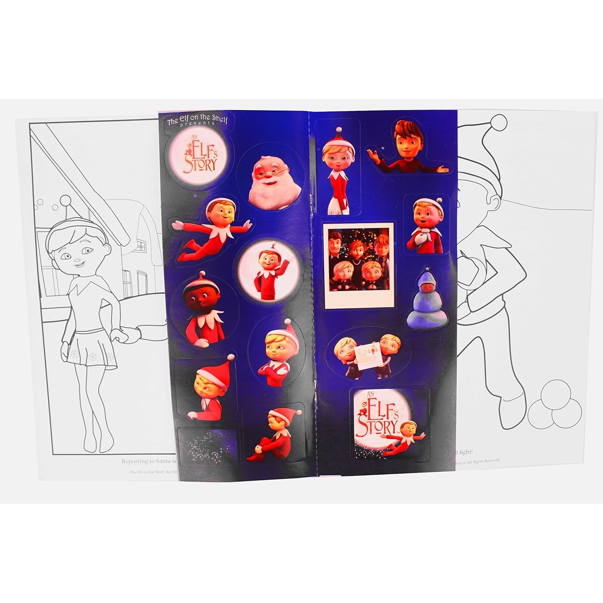 An Elf's Story Coloring Book by The Elf on the Shelf