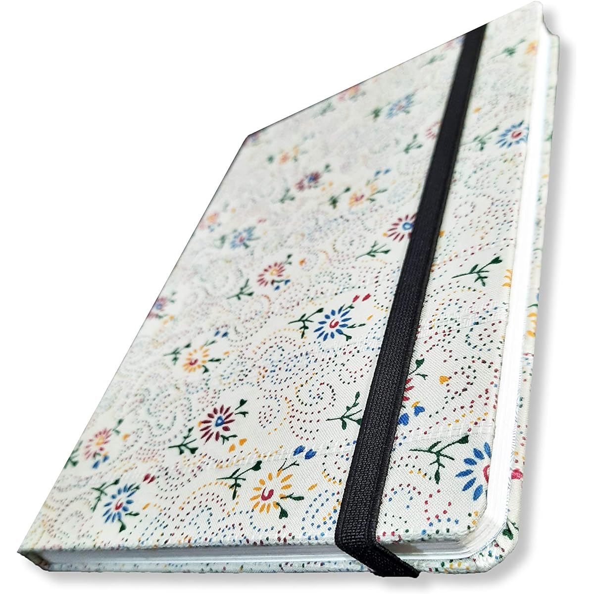 LRS A5 Sketchbook for Artists - 160GSM (96 Pages / 48 Sheets) - Artist Drawing Book - (8.25" x 14.6cm x 1.5cm) - Hardbound - Fully Handmade - Elastic Straps Included - Cloth Bound