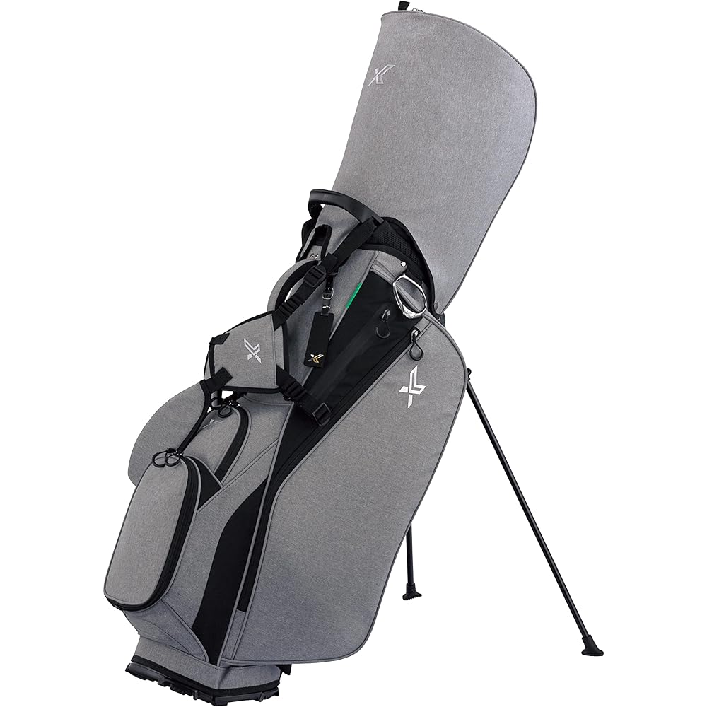 DUNLOP Golf Caddy Bag XXIO Men's GGC-X141 Charcoal/Gray Golf Bag