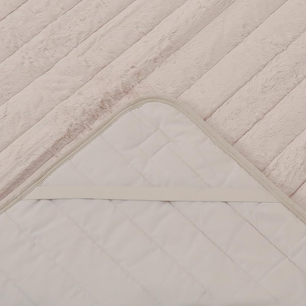 nishikawa [Nishikawa] Warm pad 100% cotton (fuzz part) Double Itelier Plain Beige PM27232058BE