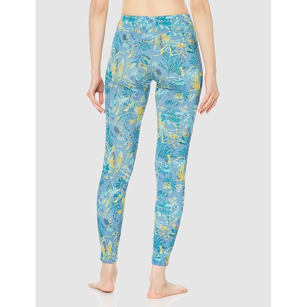 [Atsugi] Yoga Pants [Clear Beauty Active] Yoga Botanical Pattern Stretch Fit Yoga Leggings 49264PS Women's