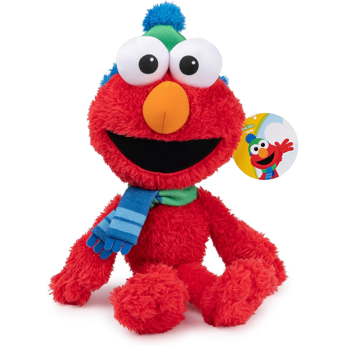 GUND Sesame Street Official Elmo Nutcracker Muppet Plush Toy Premium Stuffed Animal for Ages 1+ Red 13 Inch