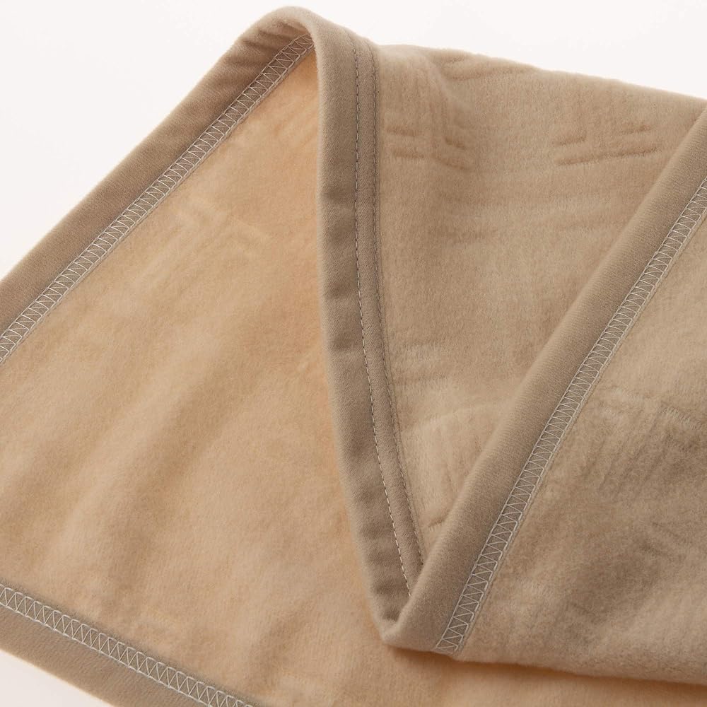 Showa Nishikawa Cotton Blanket Beige Single 140 x 200cm LANVIN Collection Cotton Blanket Harmony 2230123350234