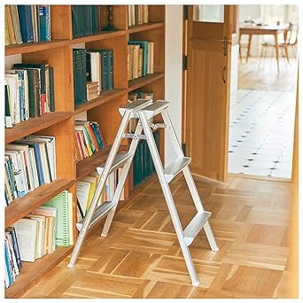 Hasegawa Stepstool 3 Tier Silver SE-8a (79cm) (17714) [2020 Model]