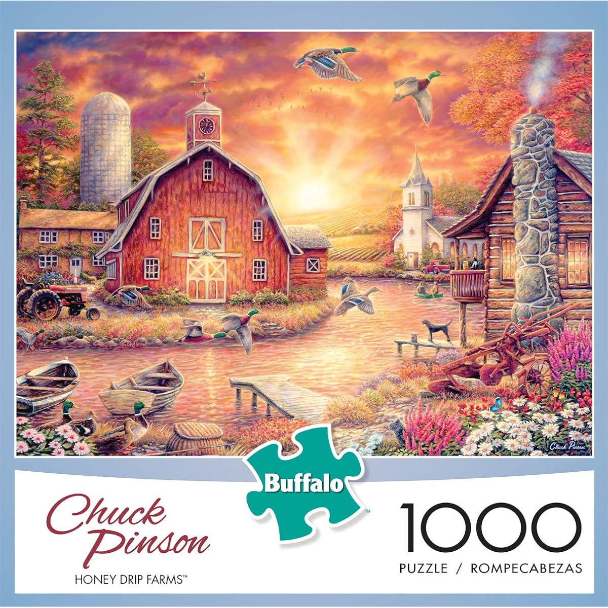 Buffalo Games Jigsaw Puzzle Honey Drip Farm 1000 Pieces