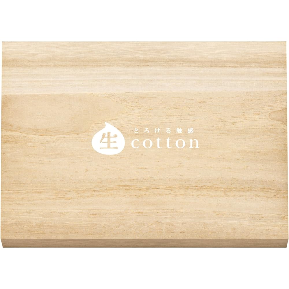 Tokuda imabari towel Japan Imabari Towel Raw Cotton Towel in Wooden Box Set Bath Towel x 1, Face Towel x 1 60870