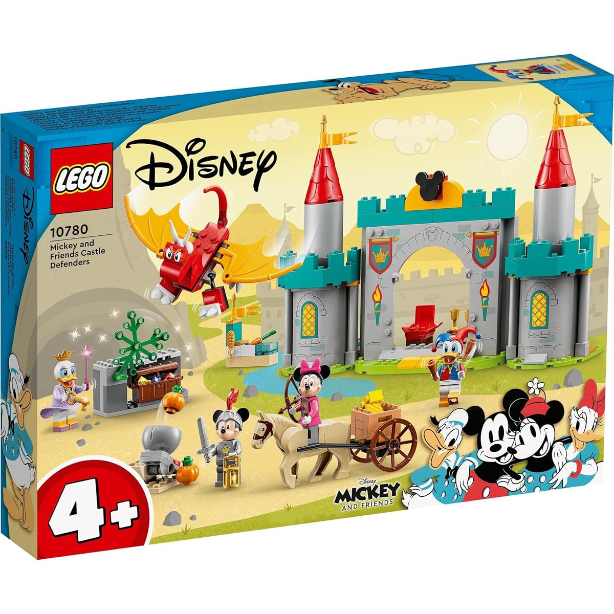 LEGO Mickey & Friends Mickey & Friends Castle Mission 10780 Toy Blocks Pretend Play Castle Boys Girls Ages 4 and up