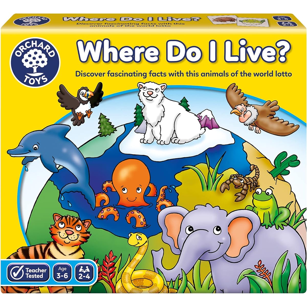 Orchard Toys"Where Do I Live" Lotto Game