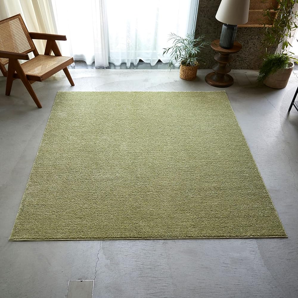 Suminoe Rug Green 190 x 190 cm Washable Non-slip Refre 13476157