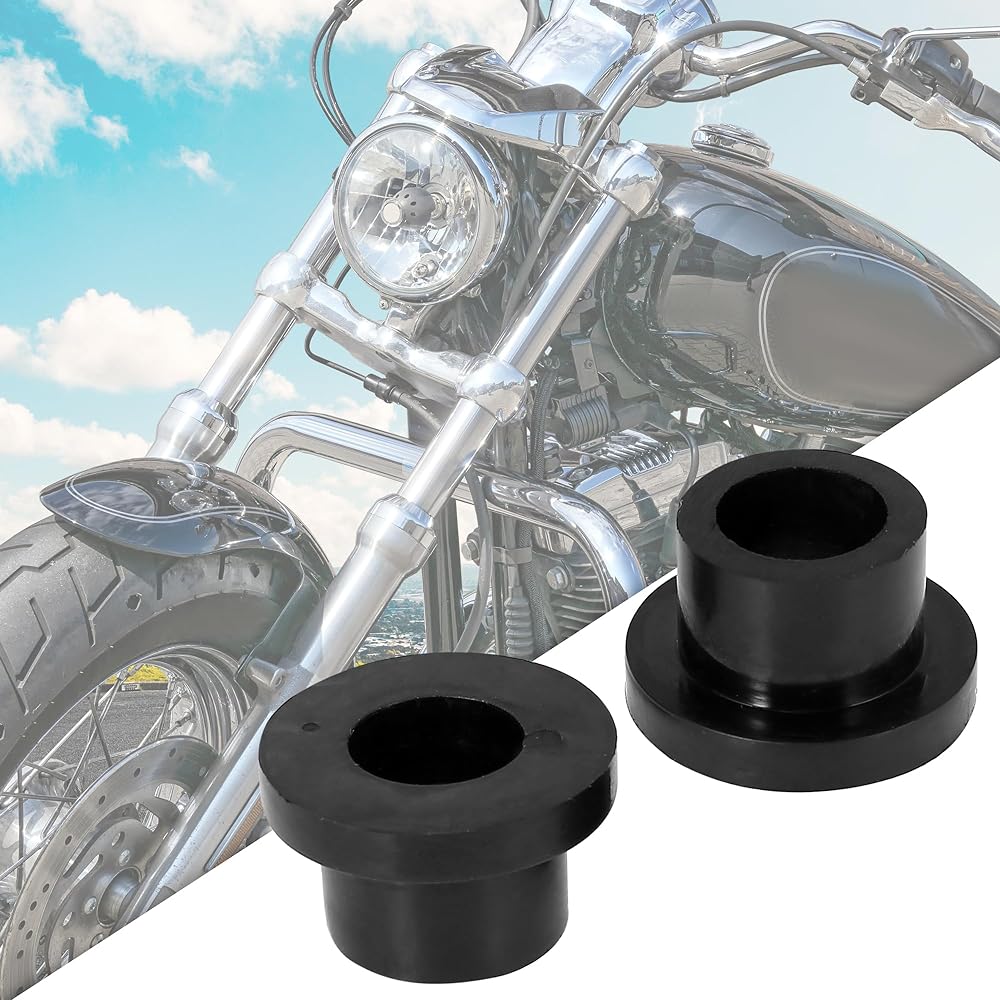 Motoforti 4pcs Motorcycle Handlebar Riser Bushing 56161-83A Black for Harley-Davidson Road King 1994-2020 Harley-Davidson Softail 2018-2020