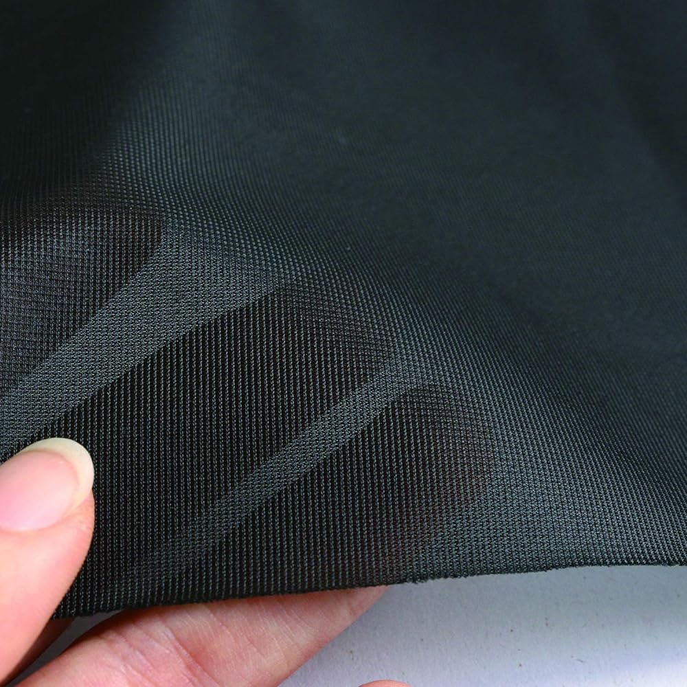NBK UV Protection Interlining Material UV Protection Adhesive Interlining Width 120cm x 6m Sold Cut Black PUV1910-BK-6M