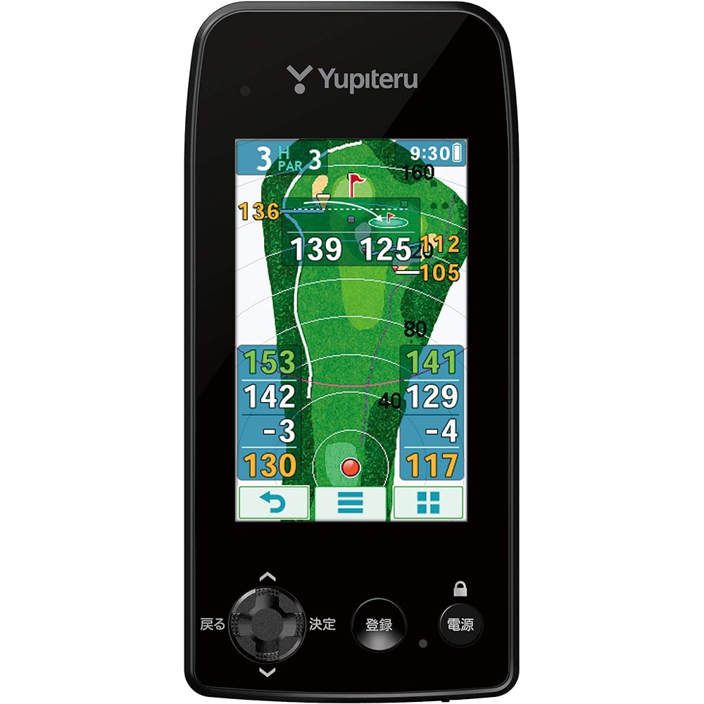 YUPITERU Golf Navi YGN7000 YGN7000 Display: 3.2 inch TFT color LCD electrostatic multi-touch Positioning satellite system: GPS + Michibiki + Galileo + L1S (submeter level reinforcement signal) & Yupiteru GOLF belt holder carrying case OP-A038 [Set buy】