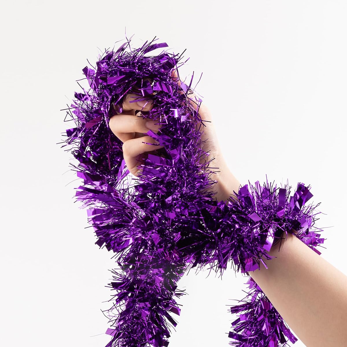 Tinsel Garland 26.2ft Birthday/Wedding/Festival/Halloween/Christmas/Christmas/Glitter Garland for All Seasons/Indoor/Outdoor/Home Party Decoration (Tinsel 7)