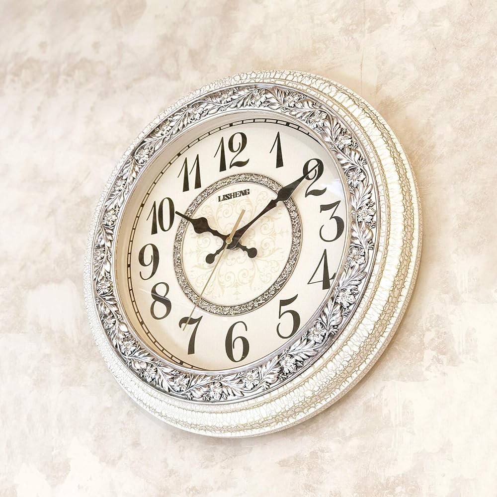 [Wall Clock] Victorian Palace Wall Clock (Round) White